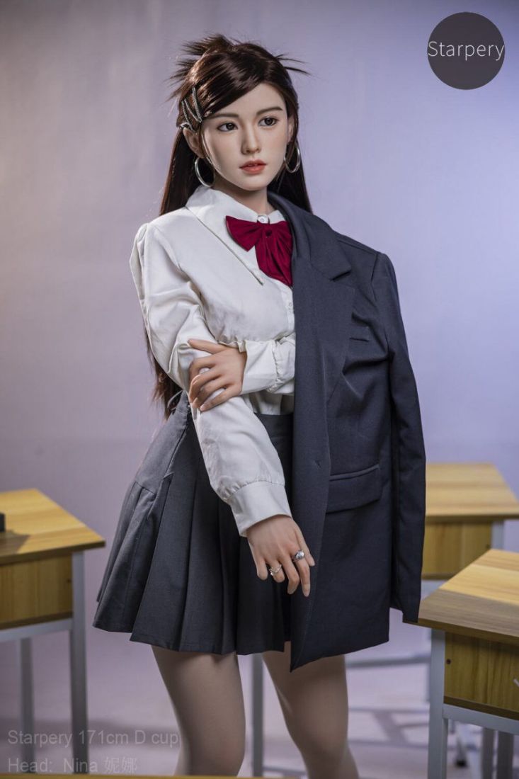 Picture of Starpery 171cm/5ft7 D-cup Silicone Head Sex Doll – Nina