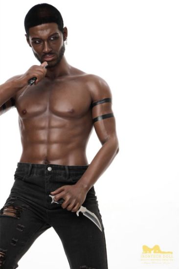 Picture of Irontech Black Male Love Doll 176cm M7 Bill