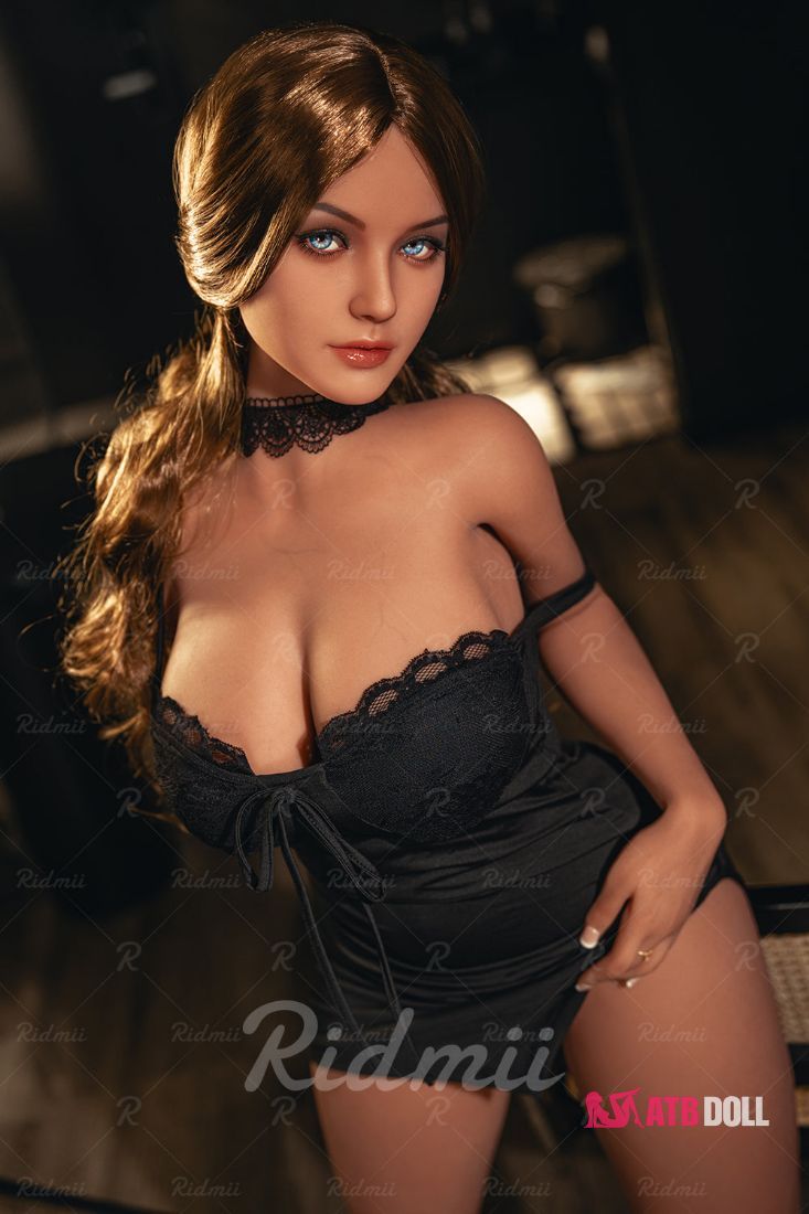 Picture of RIDMII Unique Design Raven 5'4 FT (164cm) TPE Head TPE Body Love Doll Tan Skin Full TPE Sex Doll With Wig And Oral Sex [In Stock | EU Only]