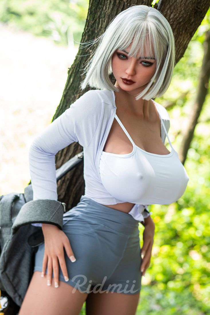 Picture of RIDMII Danica Unique Design 5'3 FT (161cm) #468 Silicone Head TPE Body Blowjob Realistic BBW Sex Doll [In Stock | EU Only]