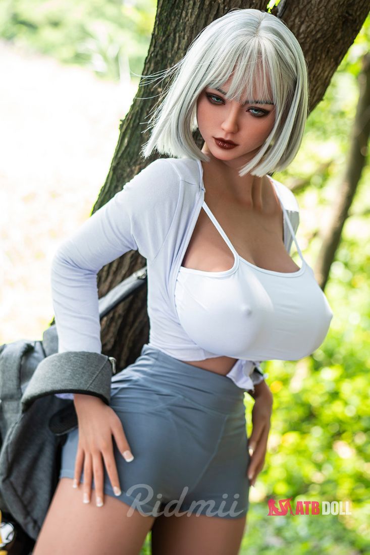 Picture of RIDMII Danica Unique Design 5'3 FT (161cm) #468 Silicone Head TPE Body Blowjob Realistic BBW Sex Doll [In Stock | EU Only]