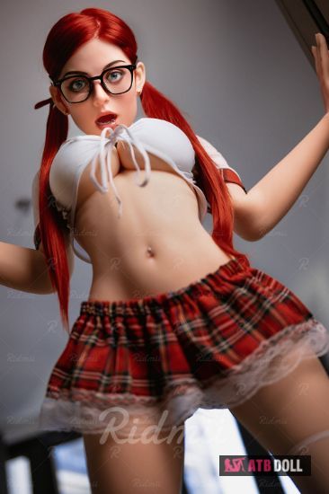 Picture of RIDMII Unique Design Janice 5'3 FT (160cm) Real Oral Sex Silicone Head TPE Body Sex Doll With Redhead [In Stock | EU Only]