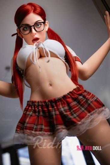 Picture of RIDMII Unique Design Janice 5'3 FT (160cm) Real Oral Sex Silicone Head TPE Body Sex Doll With Redhead [In Stock | EU Only]
