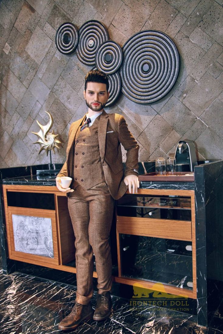 Picture of Irontech Doll Male Silicone Head & Tpe Body Sex Doll 162cm M1 Kevin