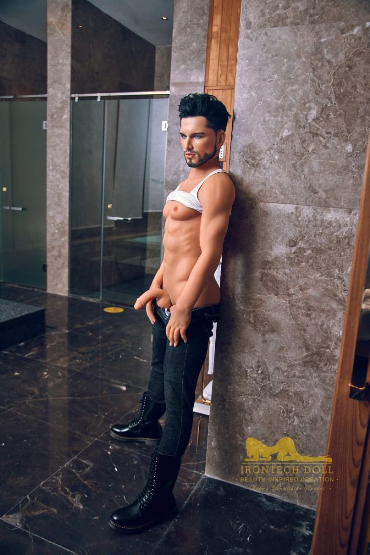 Picture of Irontech Doll Male Silicone Head & Tpe Body Sex Doll 162cm Kevin