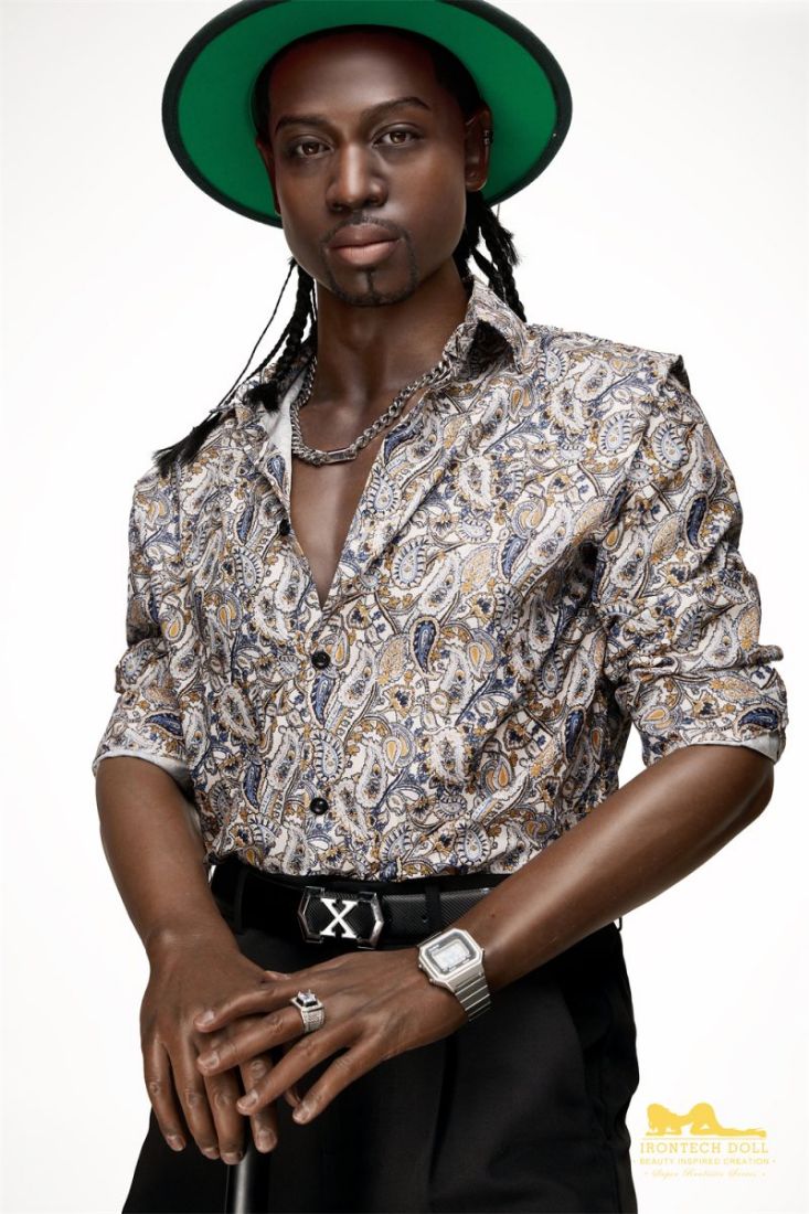 Picture of Irontech Doll Sex Doll Black 176cm M8 James