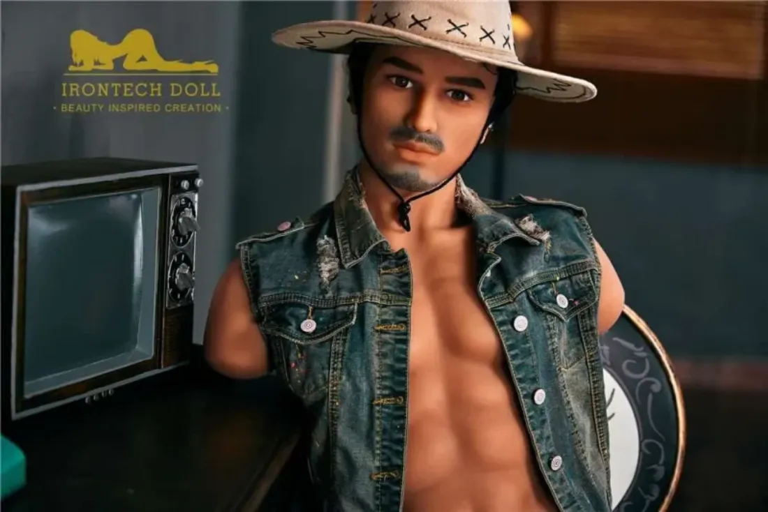 Picture of Irontech Male Torso Sex Doll TPE Kevin Tanned
