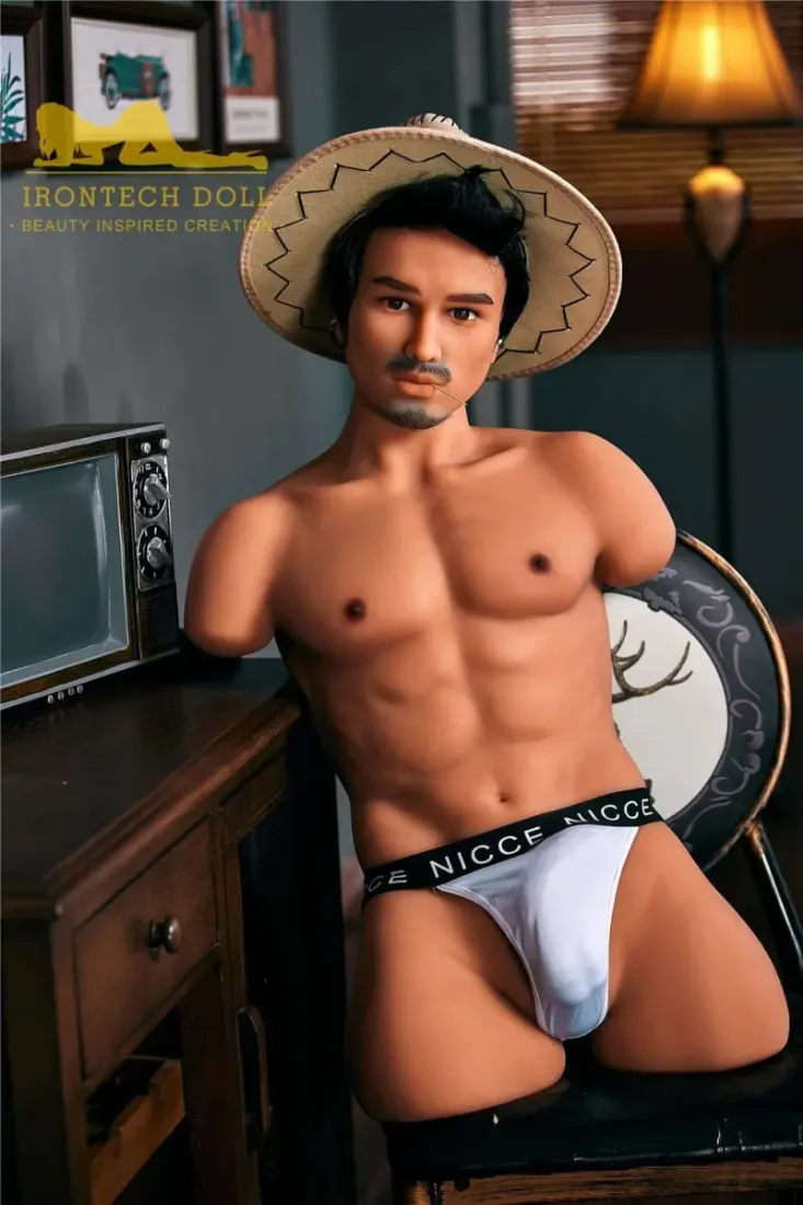 Picture of Irontech Male Torso Sex Doll TPE Kevin Tanned