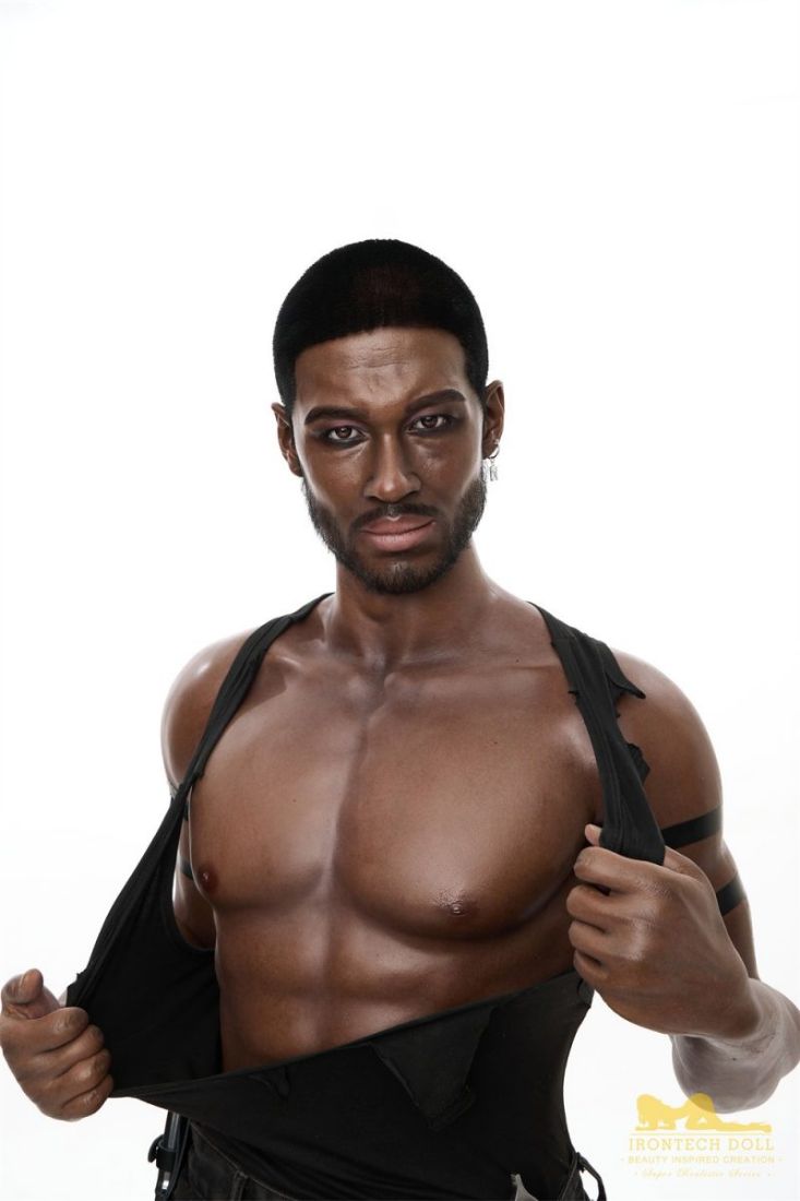 Picture of Irontech Black Male Love Doll 176cm M7 Bill