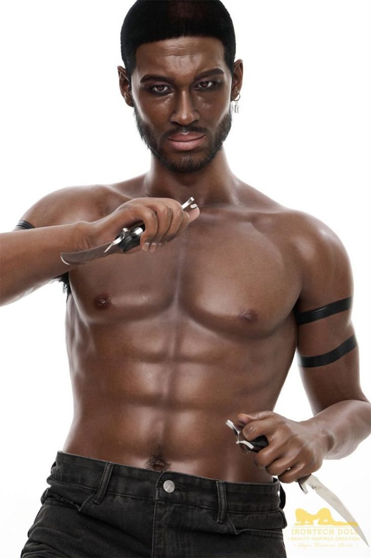 Picture of Irontech Black Male Love Doll 176cm M7 Bill