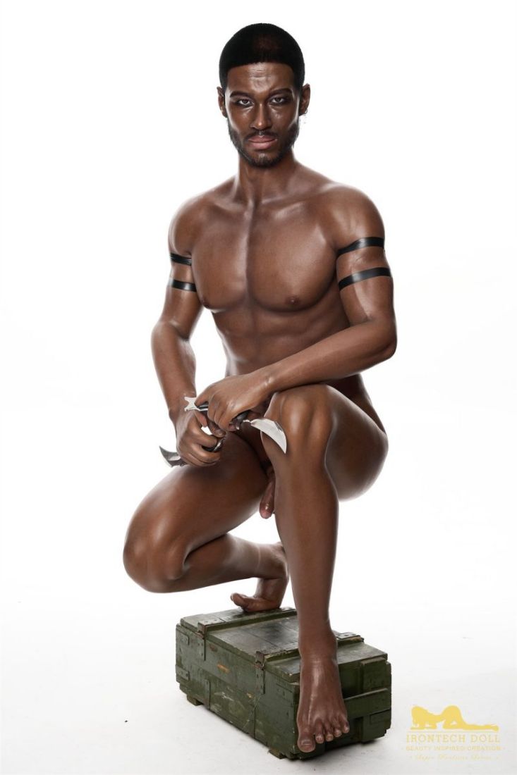 Picture of Irontech Black Male Love Doll 176cm M7 Bill