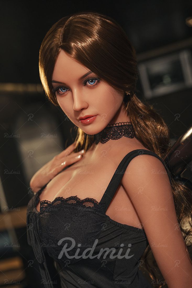 Picture of RIDMII Unique Design Raven 5'4 FT (164cm) TPE Head TPE Body Love Doll Tan Skin Full TPE Sex Doll With Wig And Oral Sex [In Stock | US Only]