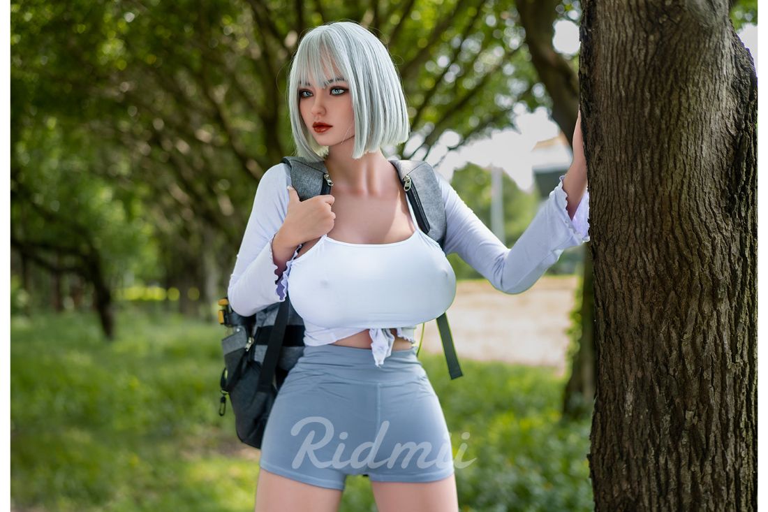 Picture of RIDMII Danica Unique Design 5'3 FT (161cm) #468 Silicone Head TPE Body Blowjob Realistic BBW Sex Doll [In Stock | US Only]