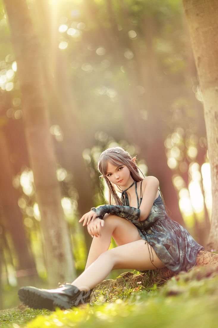 Picture of RIDMII Aggie Unique Design 5'3 FT(163cm) Genie Sex Doll Silicone Head Elf Big Breasts Adult Love Doll [In Stock | EU Only]