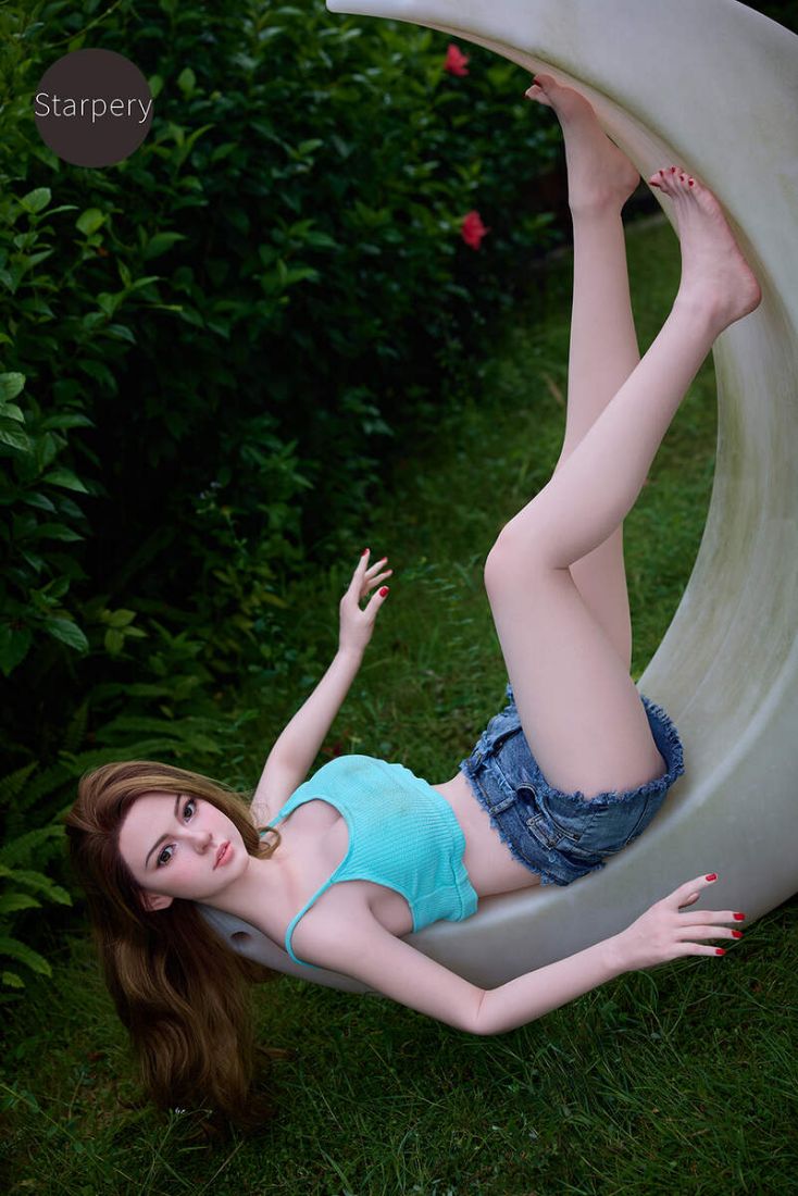 Picture of Starpery 159cm/5ft3 D-cup Silicone Head Sex Doll – Candy