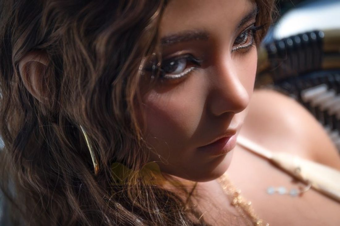 Picture of Irontech Doll Curly Hair Tan Sex Doll 164cm S40 Eileen