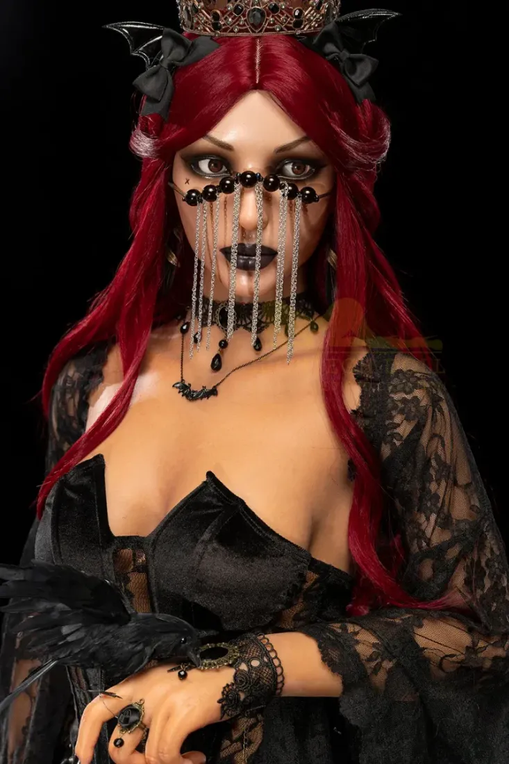 Picture of Irontech Doll Red Hair Gothic Sex Doll 169cm S47 Gia