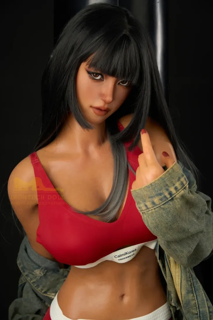 Picture of Irontech Doll Athletic Sex Doll 161cm S14 Dark Tanned Miku – Fitness Queen