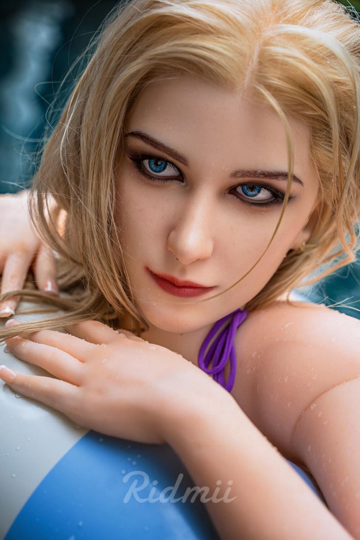 Picture of 166cm (5ft5") Sexy Blonde Skinny Hybrid Sex Doll – Gloria | Ridmii