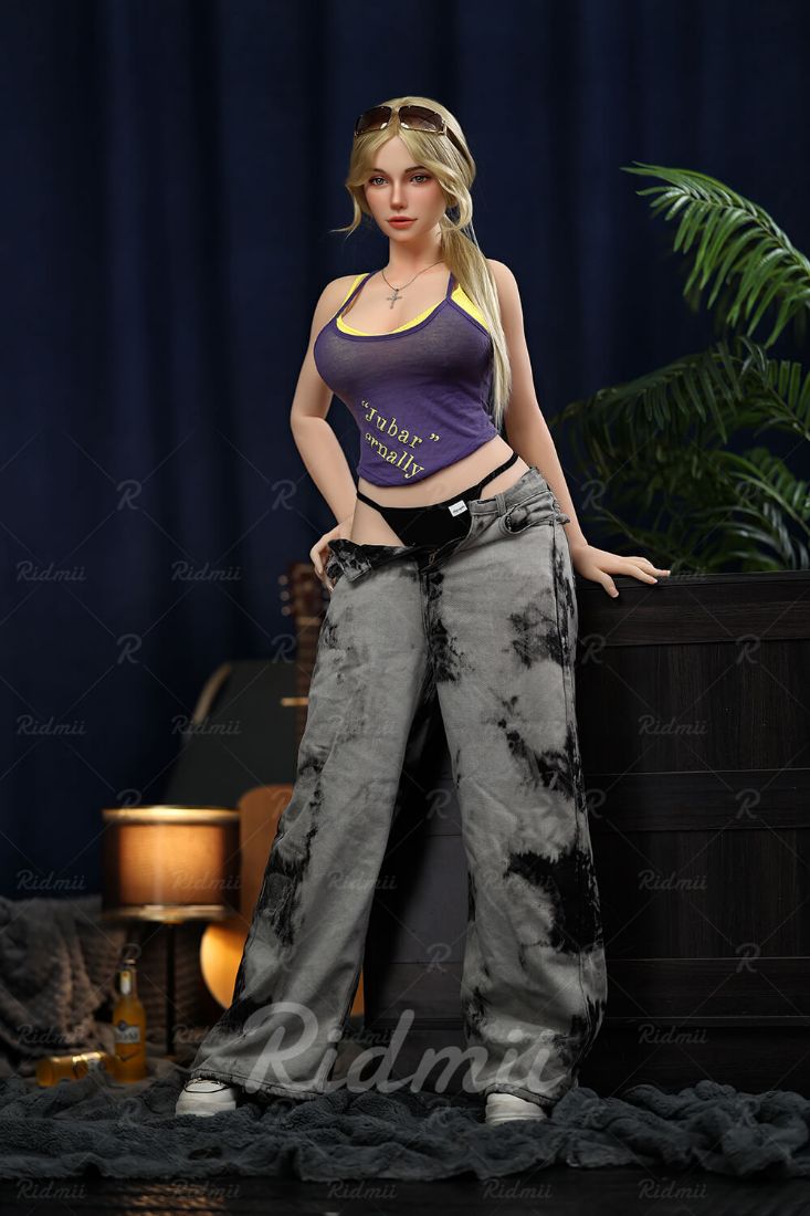 Picture of Ridmii - 164cm/5ft4" Hybrid Realistic Head with Movable Jaw Sex Doll – Nyx