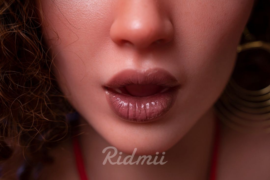 Picture of Ridmii - 162cm (5ft3") Sexy Curly TPE Body Silicone Head Sex Doll - Anita