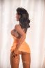 Picture of Ridmii - 163cm (5ft3") Dark Tanned Hybrid Love Sex Doll - Stephine Plus - APP Controlled