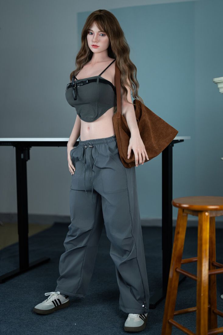 Picture of 170cm/5ft7 D-cup Silicone Head Hybrid Sex Doll – M12