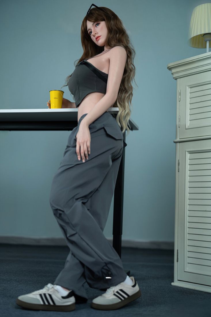 Picture of 170cm/5ft7 D-cup Silicone Head Hybrid Sex Doll – M12