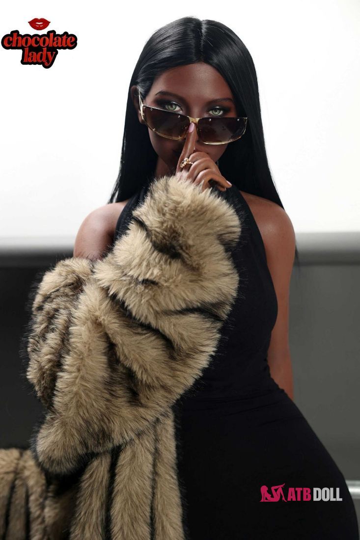 Picture of Realistic 166cm (5.45ft) Silicone Sex Doll | E Cup | Naomi | Black Skin