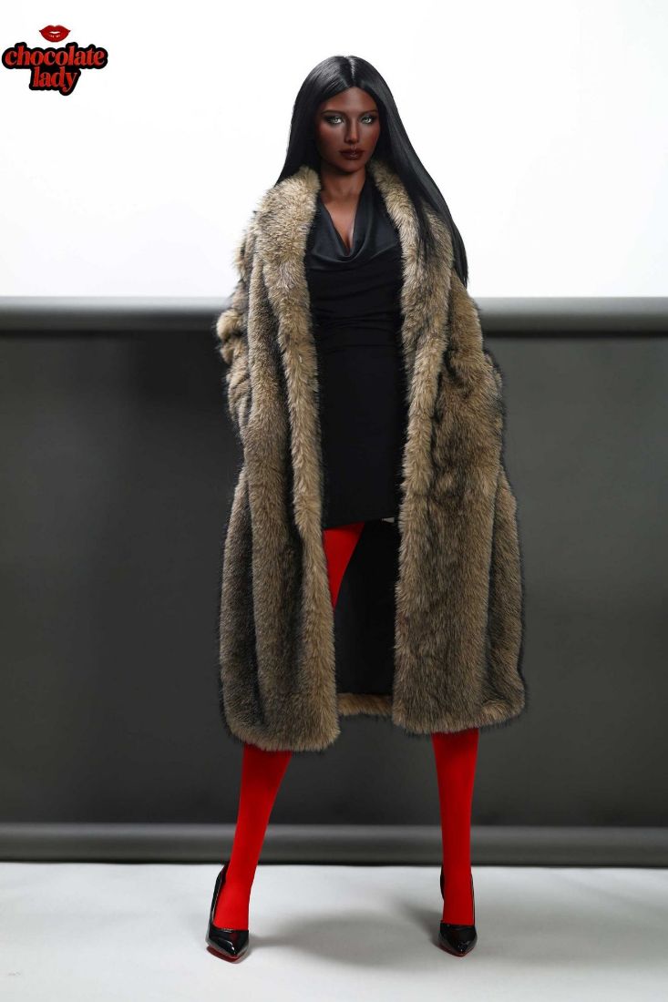 Picture of Realistic 166cm (5.45ft) Silicone Sex Doll | E Cup | Naomi | Black Skin