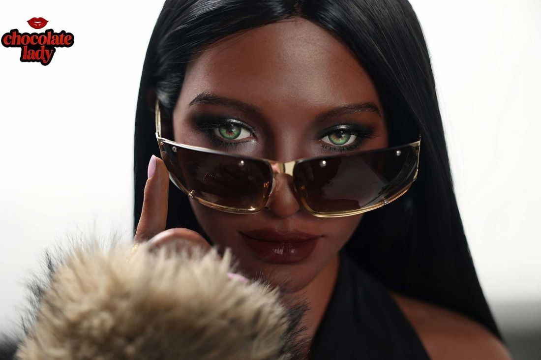 Picture of Realistic 166cm (5.45ft) Silicone Sex Doll | E Cup | Naomi | Black Skin