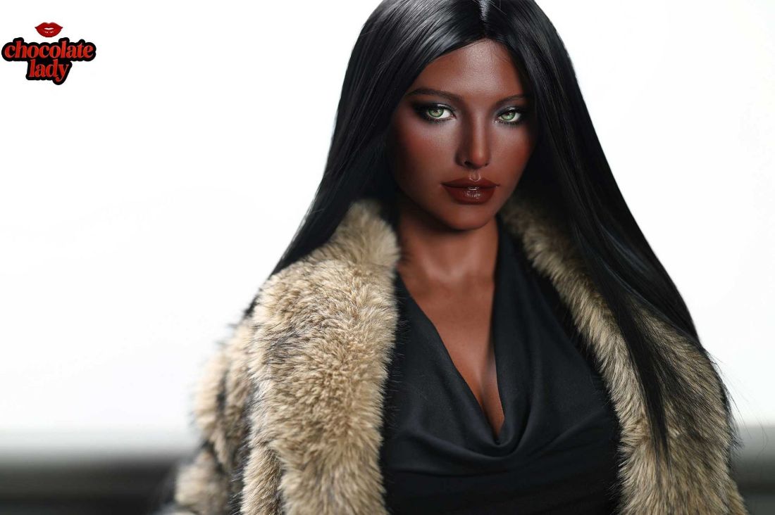 Picture of Realistic 166cm (5.45ft) Silicone Sex Doll | E Cup | Naomi | Black Skin
