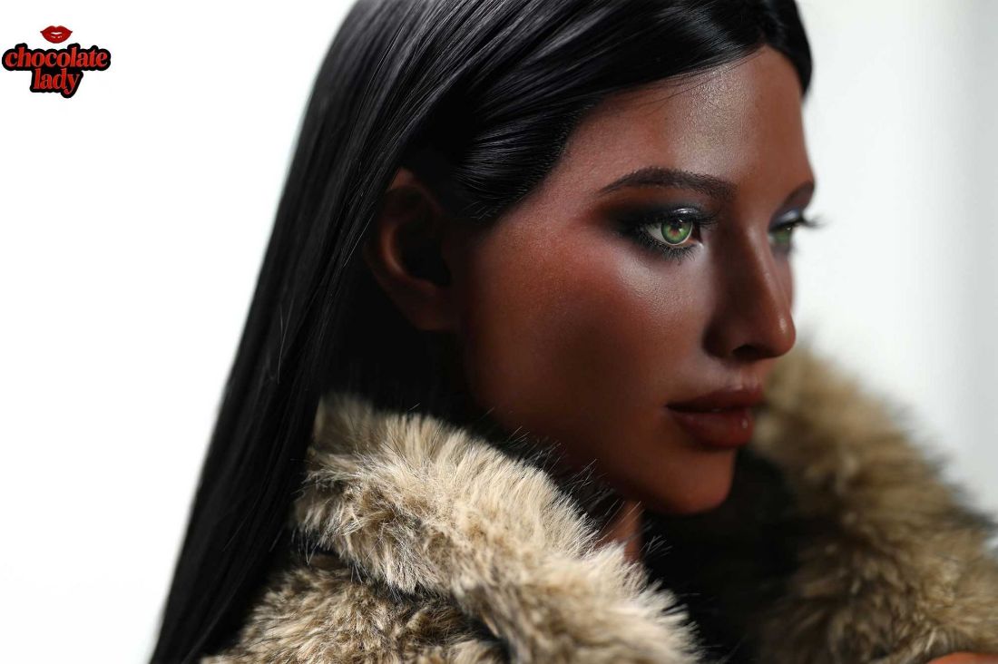 Picture of Realistic 166cm (5.45ft) Silicone Sex Doll | E Cup | Naomi | Black Skin