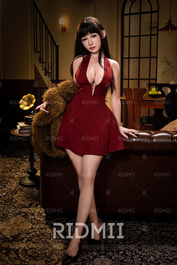 Picture of 163cm/5ft3" Asian Sex Doll Realistic Silicone AI Love Doll with Gentle Voice Robot Full Silicone Sex Doll