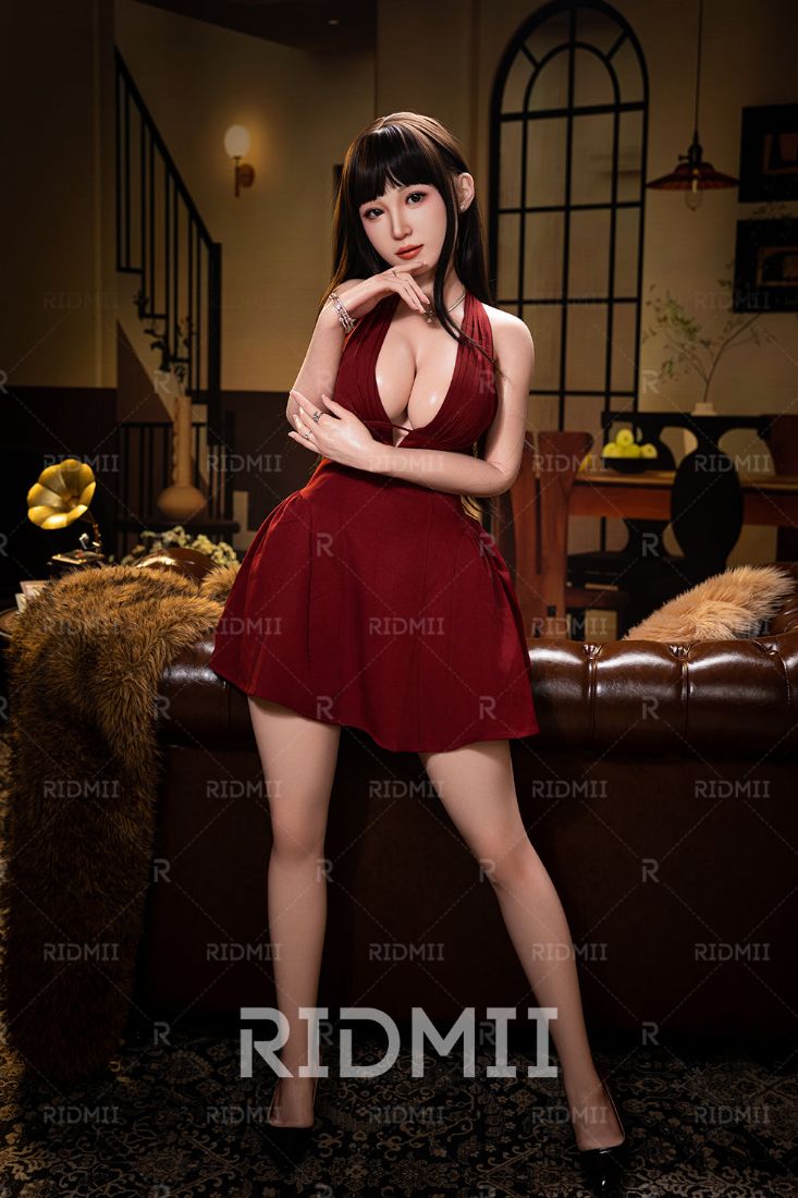 Picture of 163cm/5ft3" Asian Sex Doll Realistic Silicone AI Love Doll with Gentle Voice Robot Full Silicone Sex Doll