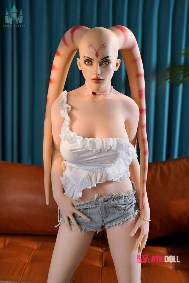 Picture of 165cm/5ft5 F-cup Silicone Head Sex Doll – Marry Frank