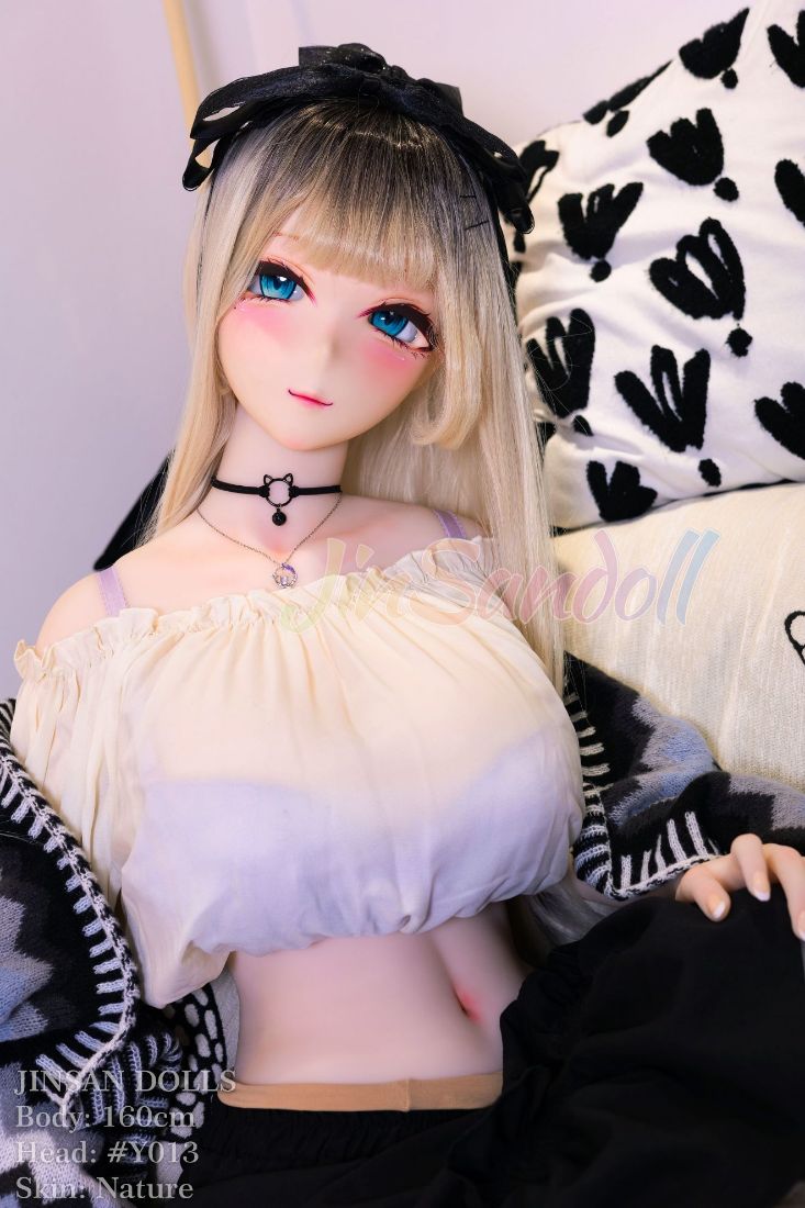 Picture of 5ft3/160cm H Cup TPE Anime PVC HeadHentai Sex Doll - Sylvia