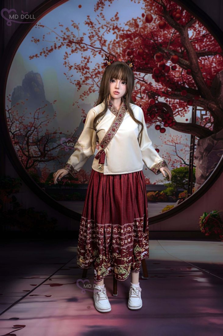 Picture of 150cm / 4ft9 D-cup Celine full silicone sex doll (M-15)