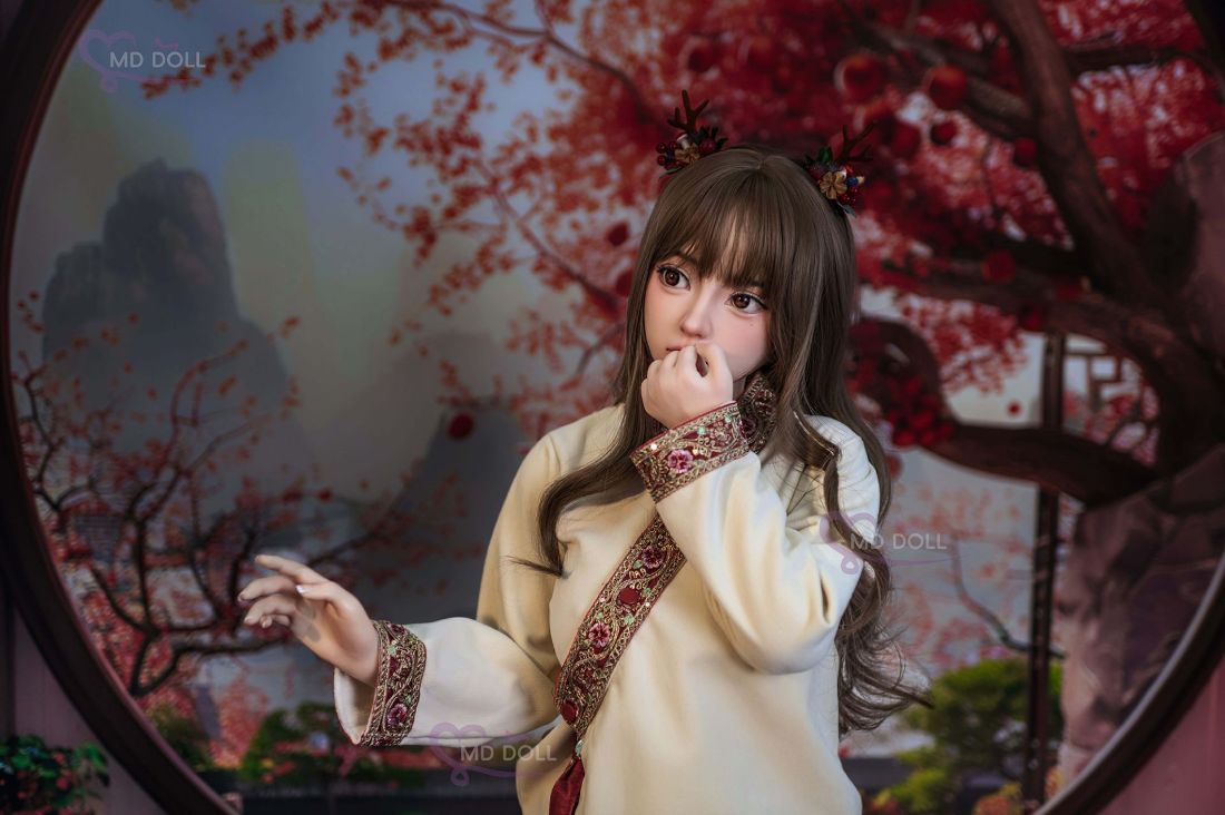 Picture of 150cm / 4ft9 D-cup Celine full silicone sex doll (M-15)