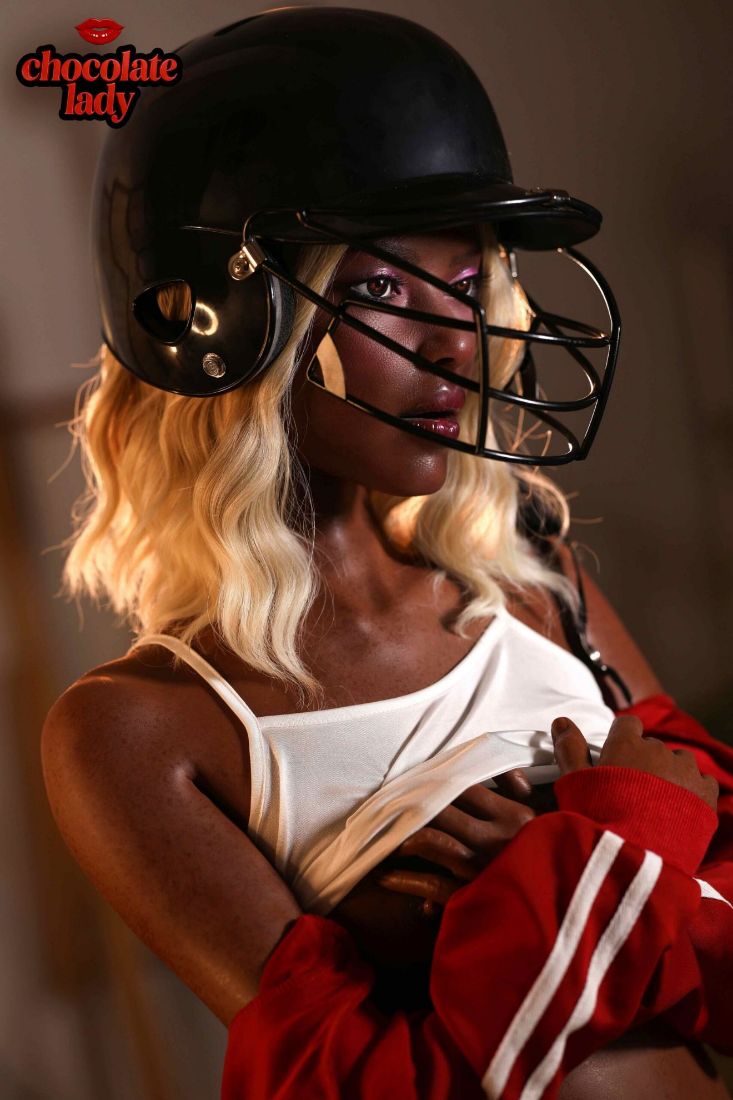 Picture of 156cm /5ft12 Realistic Silicone Sex Doll A-Cup Black Skin – Kelly