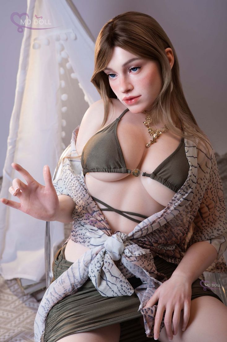 Picture of 166cm / 5ft45 F-cup Joanna full silicone sex doll (M-22)