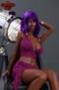 Picture of Realistic 160cm (5.24ft) C Cup Black Skin Silicone Sex Doll - Aim