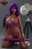 Picture of Realistic 160cm (5.24ft) C Cup Black Skin Silicone Sex Doll - Aim