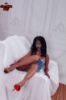 Picture of 150cm (4.92ft) A Cup Black Skin Realistic Silicone Sex Doll - Roxy