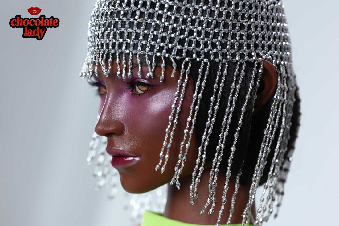 Picture of Chocolate Lady | 4ft 7/145cm BBW Black/Ebony Silicone Sex Doll - Nova