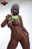 Picture of Chocolate Lady | 4ft 7/145cm BBW Black/Ebony Silicone Sex Doll - Nova
