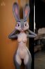 Picture of 168cm/5ft6 A-cup Silicone Sex Doll – Rabitty (Judy Hopps)