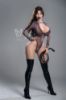 Picture of 5ft2/158cm L Cup TPE Black Lips Sex Doll -Bimbo
