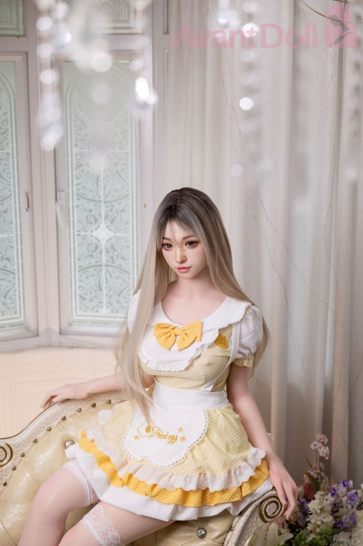 Picture of 165cm/5ft5 F Cup Realistic Skin Texture ROS Head Full Silicone Doll - Sue