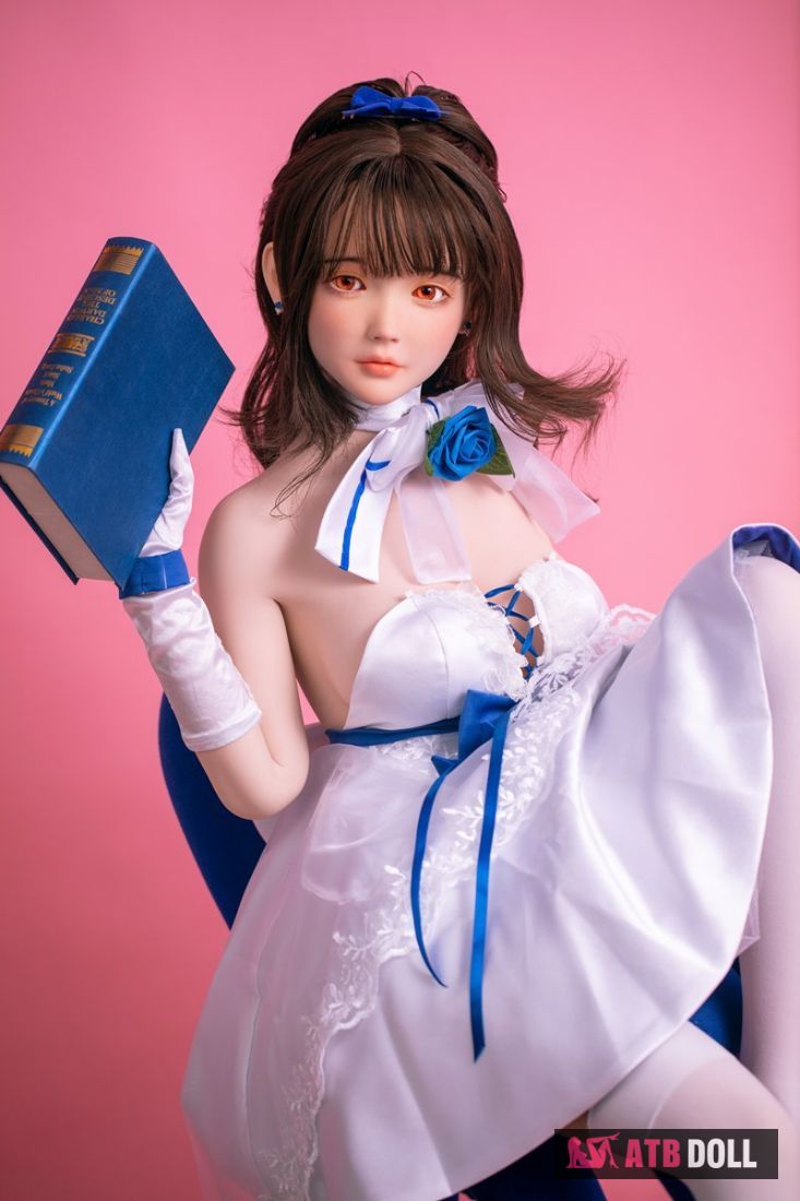 Picture of Fudoll Aijia 148cm (4.85ft) Korean Mini Sex Doll Silicone J009